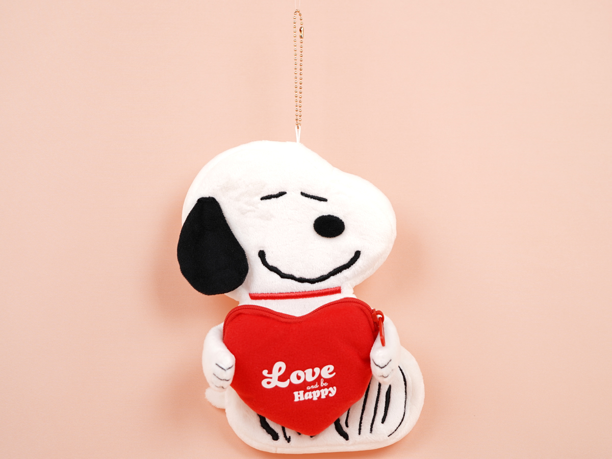 リンネル 21年 10月号 付録 Snoopy スヌーピー ハートを抱っこ スヌーピーのふわふわダブルポーチ みんなの付録レビュー